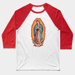 Our Lady of Guadalupe Virgin Mary Baseball T-Shirt